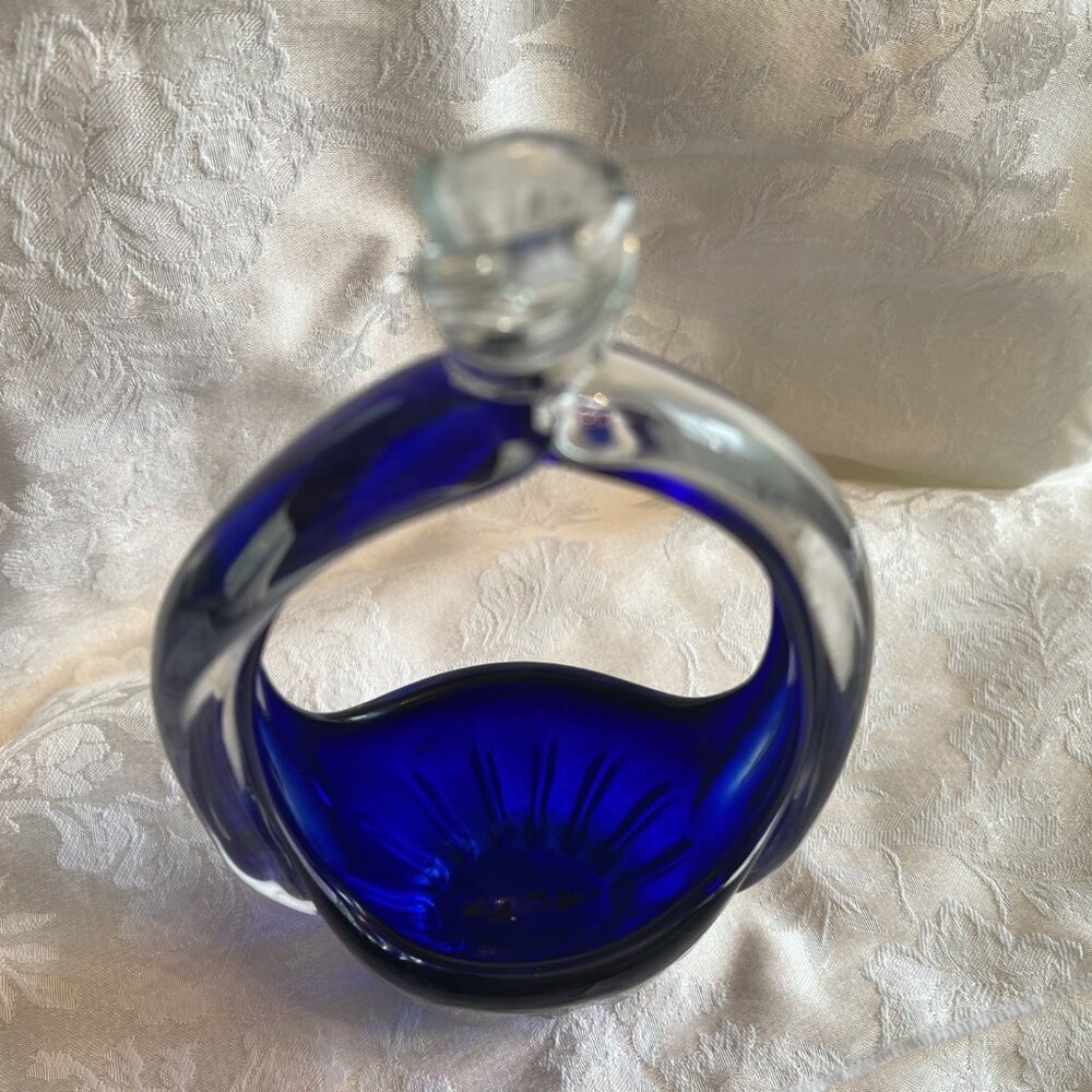 blue cobalt basket
